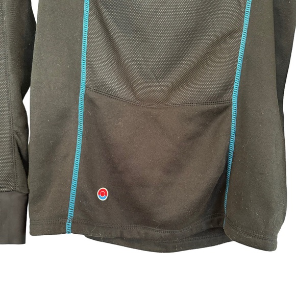 Freeze Out Thermal Protection Shirt Mens S Black Blue 1/4 Zip Jacket Motorcycle - Picture 4 of 11